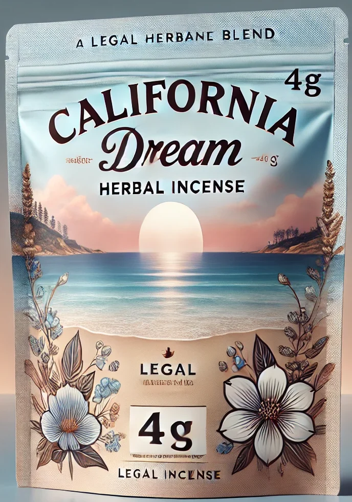 California Dream Herbal Incense - K2 Infused Paper - K2 Infused Paper For Sale
